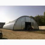 Бескаркасные арочные ангары, напольные зернохранилища, склады