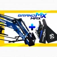Фронтальный погрузчик Grand Max быстросъем с челюстным ковшом