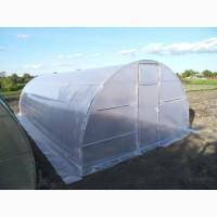 Теплиця «Титан» шириною 4 м з оцинкованої труби з плівкою