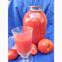 Продам томатний сік 3л банках з власних томатів у м.Дніпро, є обєм, готівка та безг