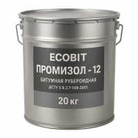 Мастика для рубероида ПРОМИЗОЛ Ecobit -12 ДСТУ Б В.2.7-108-2001 ( ГОСТ 30693-2000) 20 кг