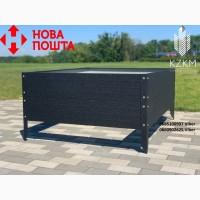 Збірна грядка матова, збірна Люкс висока 380 мм, металева грядка