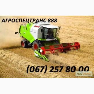 Уборка сельхозкультур комбайнами Claas Lexion и John-Deere
