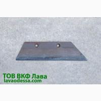 Леміш ПЯШ 02.100 верхній ярус (Лист 10мм сталь45) наплавлений