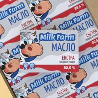 Масло солодковершкове Екстра 82, 5% ТМ Milk Farm фасоване 4 кг (20 шт)