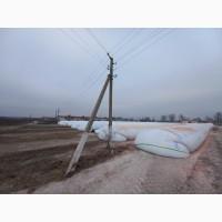 Заготівля корнажу жому пивної дробини вологого сінажу та соломи