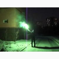 Фаєр, кольоровий вогонь, факел, фальшфейер, зелений, 100 сек