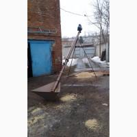 Шнековый погрузчик (транспортер) в трубе 159 мм, длиной 6 м, 12 тонн/час