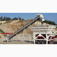 Мобильный мини бетонный завод Polygonmach Mobil 40-60 м3/час, Турция