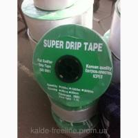 Капельная лента с встроенными эмитерами SUPER DRIP TAPE 8 mill шаг 20 бута 1000м