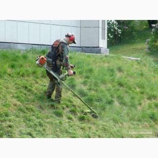 Покос травы.Покосить траву.Уборка участков