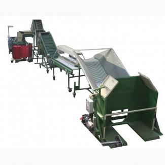 Линия сортировки, фасовки, упаковки картофеля, овощей, моркови, лука, свеклы, фруктов