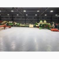 Линия сортировки, фасовки, упаковки картофеля, овощей, моркови, лука, свеклы, фруктов