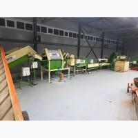 Линия сортировки, фасовки, упаковки картофеля, овощей, моркови, лука, свеклы, фруктов