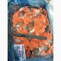 Куски лосося на коже в ассортимент оптом