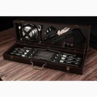 Набор шампуров Викинг в деревянном кейсе