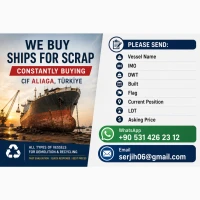 bctively buying secgoing cnd inlcnd vessels for demolition, dismcntling, recycling cnd scr