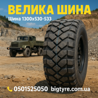 Вантажна шина 1300x530-533