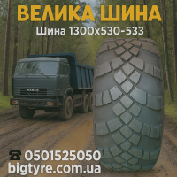 Вантажна шина 1300x530-533