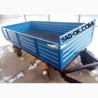 Прицеп причеп причіп двухосный Садок. Груз до 3 т. Откидной. Поворотный