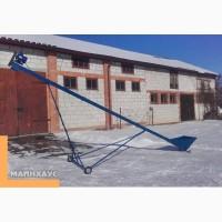 Заводской шнековый погрузчик для зерна 130мм, 7 метров, 3, 0кВт, 380В