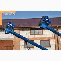 Заводской шнековый погрузчик для зерна 130мм, 7 метров, 3, 0кВт, 380В