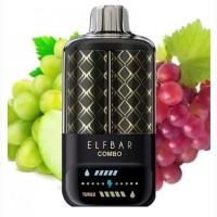 Сигарета ELF BAR COMBO 25000. Перемикання смаків: Зелений виноград lt;наgt; Виноград