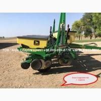 Из США сеялка пропашная пневматическая John Deere 1750 количество рядов (секций) - 8