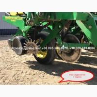 Из США сеялка пропашная пневматическая John Deere 1750 количество рядов (секций) - 8
