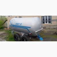 Бочка МЖТ-12 для навоза вакумна з розкидачем 12-14м