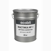Мастика бітумно-латексна гідроізоляційна МГ-1 Ecobit ДСТУ Б В.2.7-108-2001 20 кг