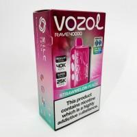 Світло-музикальна сигарета VOZOL RAVE 40000 тяг: Полуничний Кавун•Персик