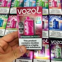Світло-музикальна сигарета VOZOL RAVE 40000 тяг: Полуничний Кавун•Персик